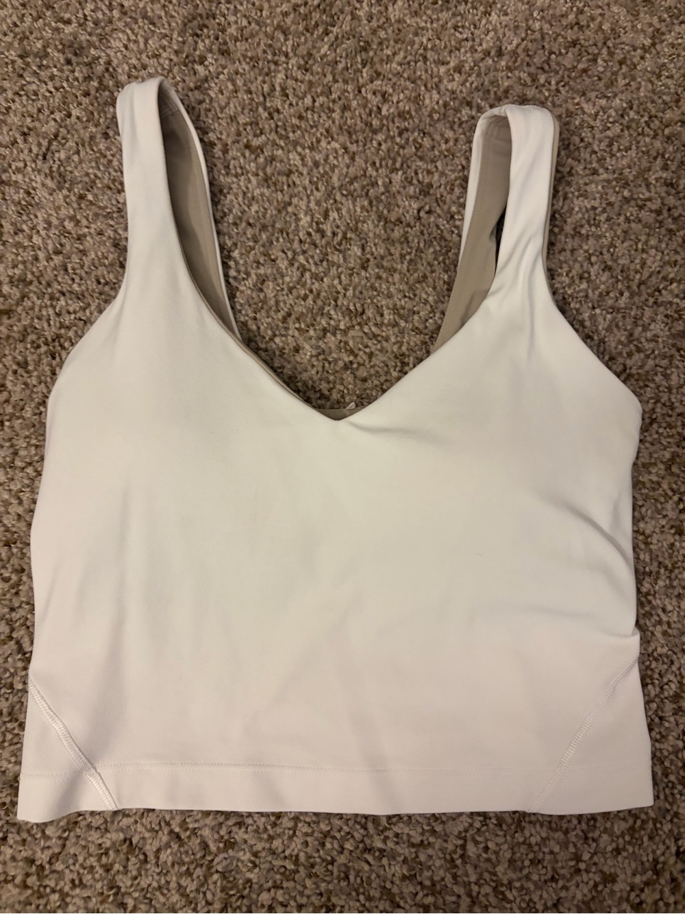 Lulu Lemon Women's White Align Tank Top